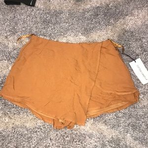 orange skort